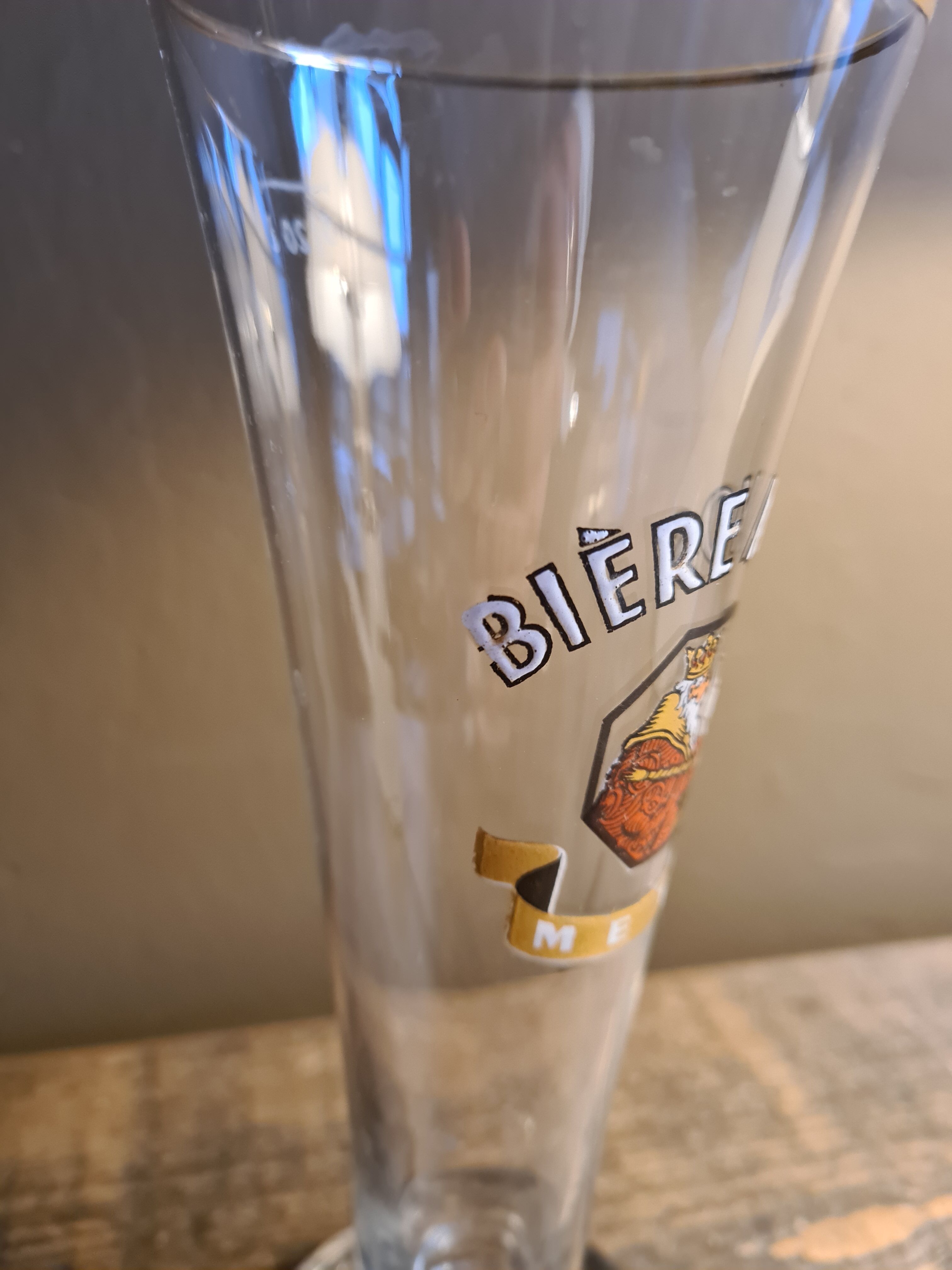 Amos screen-printed beer glasses - Metz