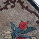 Tapis Hooked antique américain – 63 x 101 cm – Motif floral - 1C977