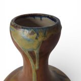 Stoneware vase from Puisaye signed by Alfred Lebret (1871-1955)