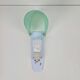 Vintage Triangular Conical Wall Sconces in Green Frosted Glass, 1990s, Set of 2