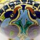 Vase En Majolique Art Nouveau