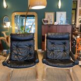 Pair of large Siesta armchairs, Ingmar Relling, perfect condition