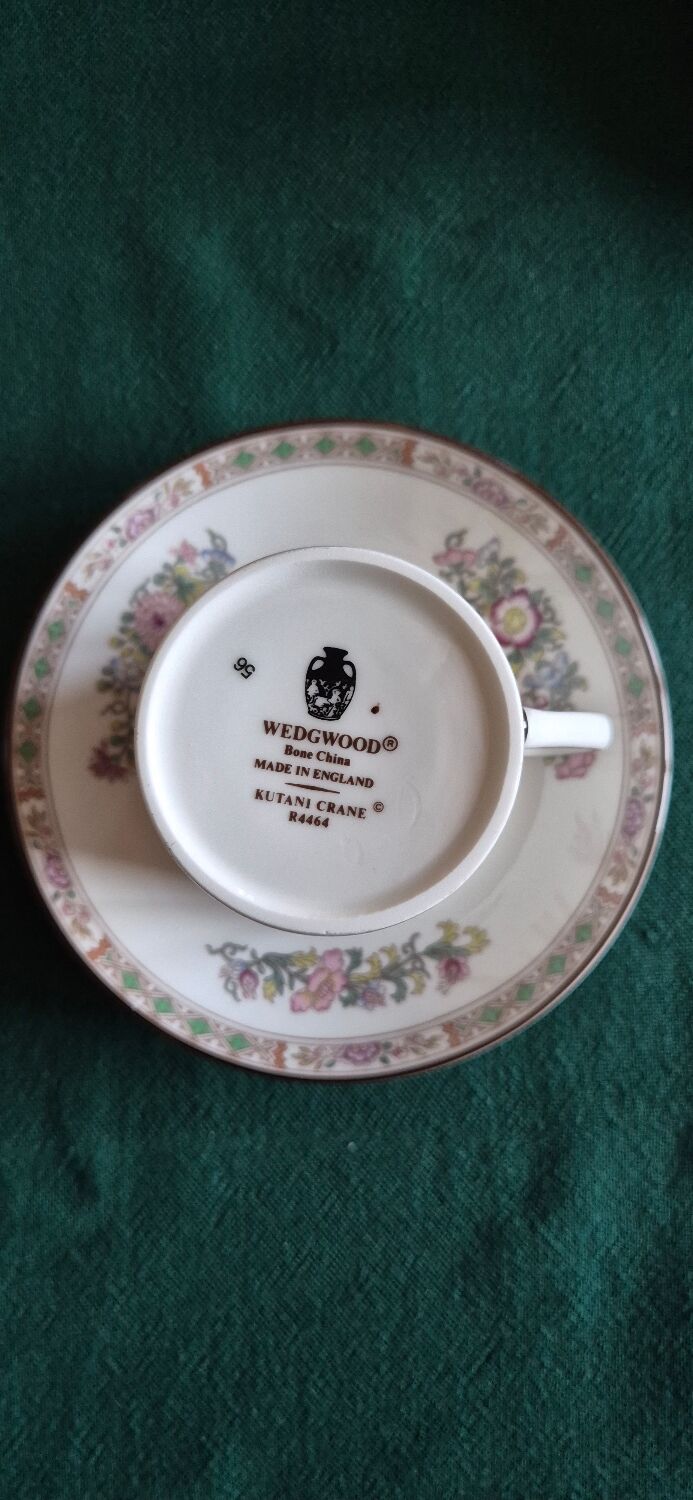 English porcelain coffee service by Wedgwood.