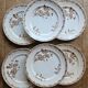 Flat plates, ironstone, poppies