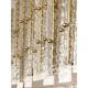 Modern Italian square ceiling light "tropical" in Murano glass by Simoeng