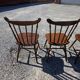 6 western beech chairs from the 1960s