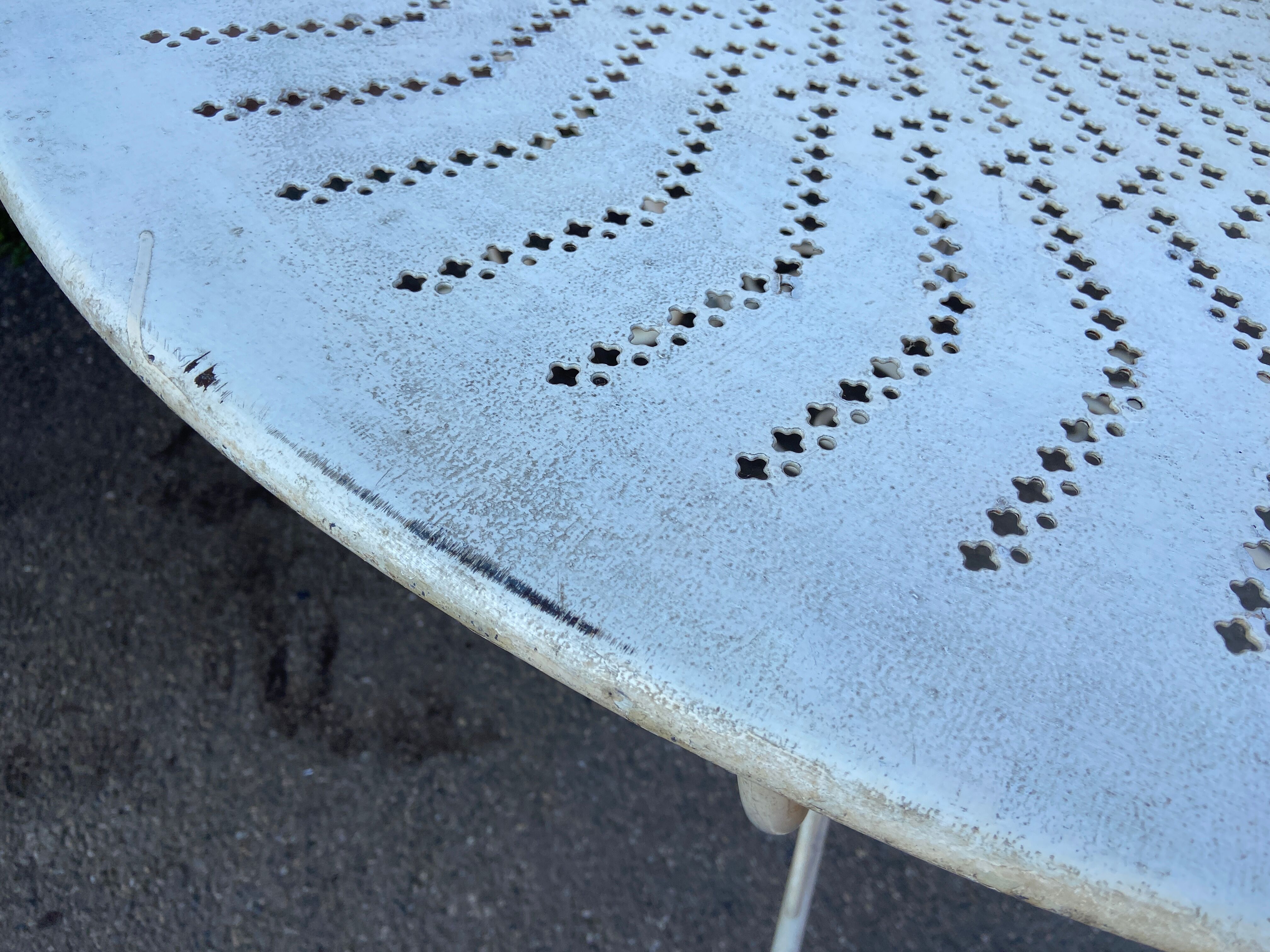 Garden furniture in wrought iron 1970