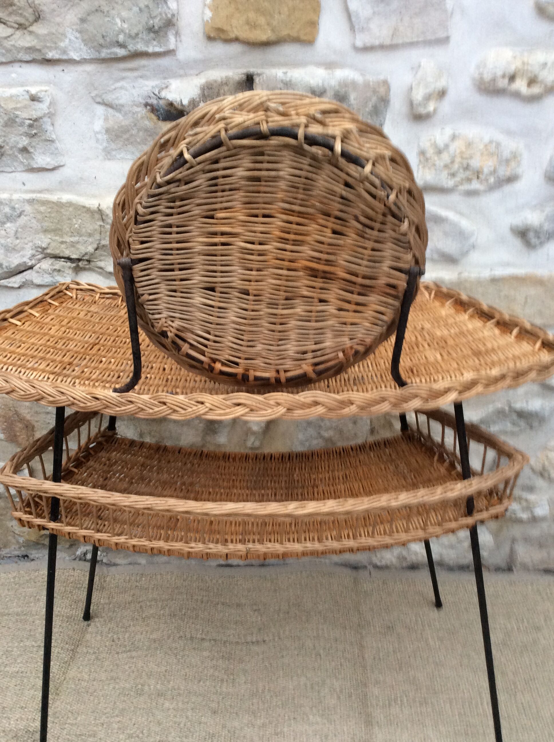 Wicker dressing table