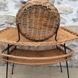 Wicker dressing table