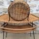 Wicker dressing table