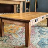 Solid oak coffee table