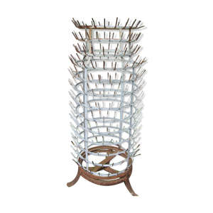 Porte bouteille tournant hérisson