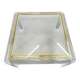 Italian Acrylic, Brass and Glass Coffee Table, 1980s