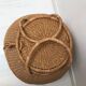 Vintage old wicker basket basket