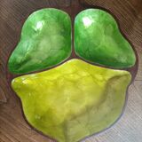 Solid Wood Appetizer Tray with 3 Compartments