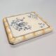 Trivet in Creil and Montereau faience, Japonese-style decoration.