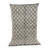 Handmade wool Berber rug 220 x 130 cm