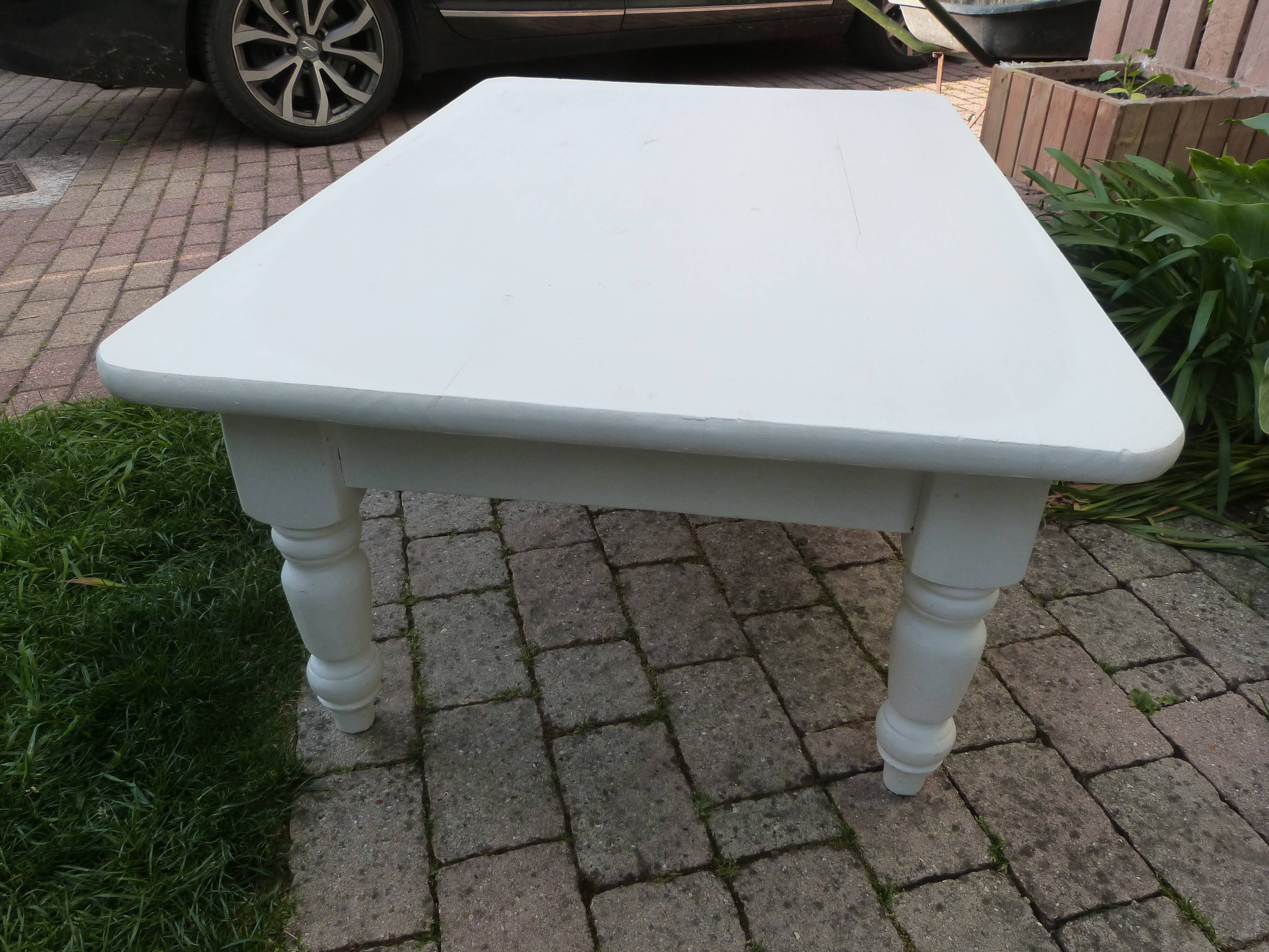 Solid pine living room table from "Mr. Furniture"