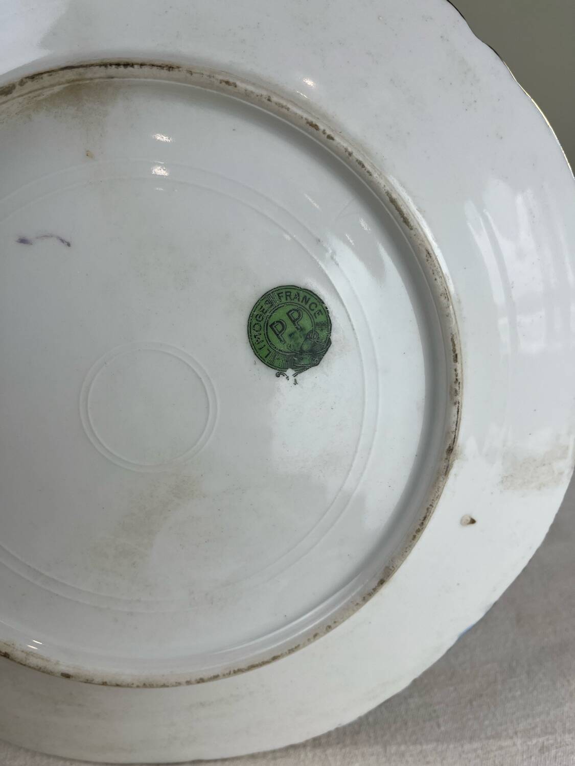 Antique decorative plate