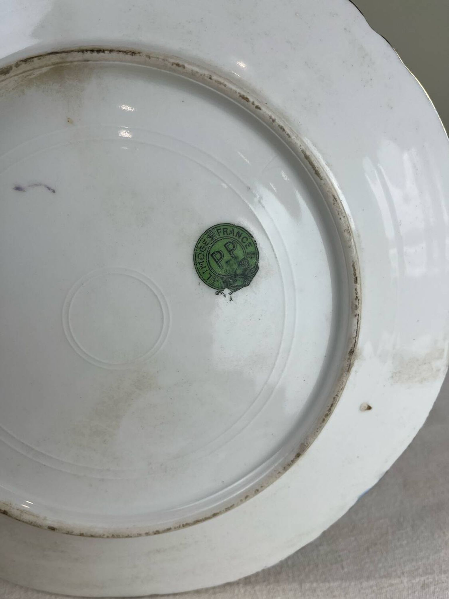 Antique decorative plate