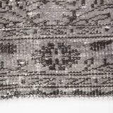 3x11 Rug For Farmhouse Hallway Gray Vintage Runner Rug, 84x291Cm