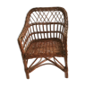 Vintage wicker children's armchair