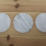 Door plant in white metal and marble