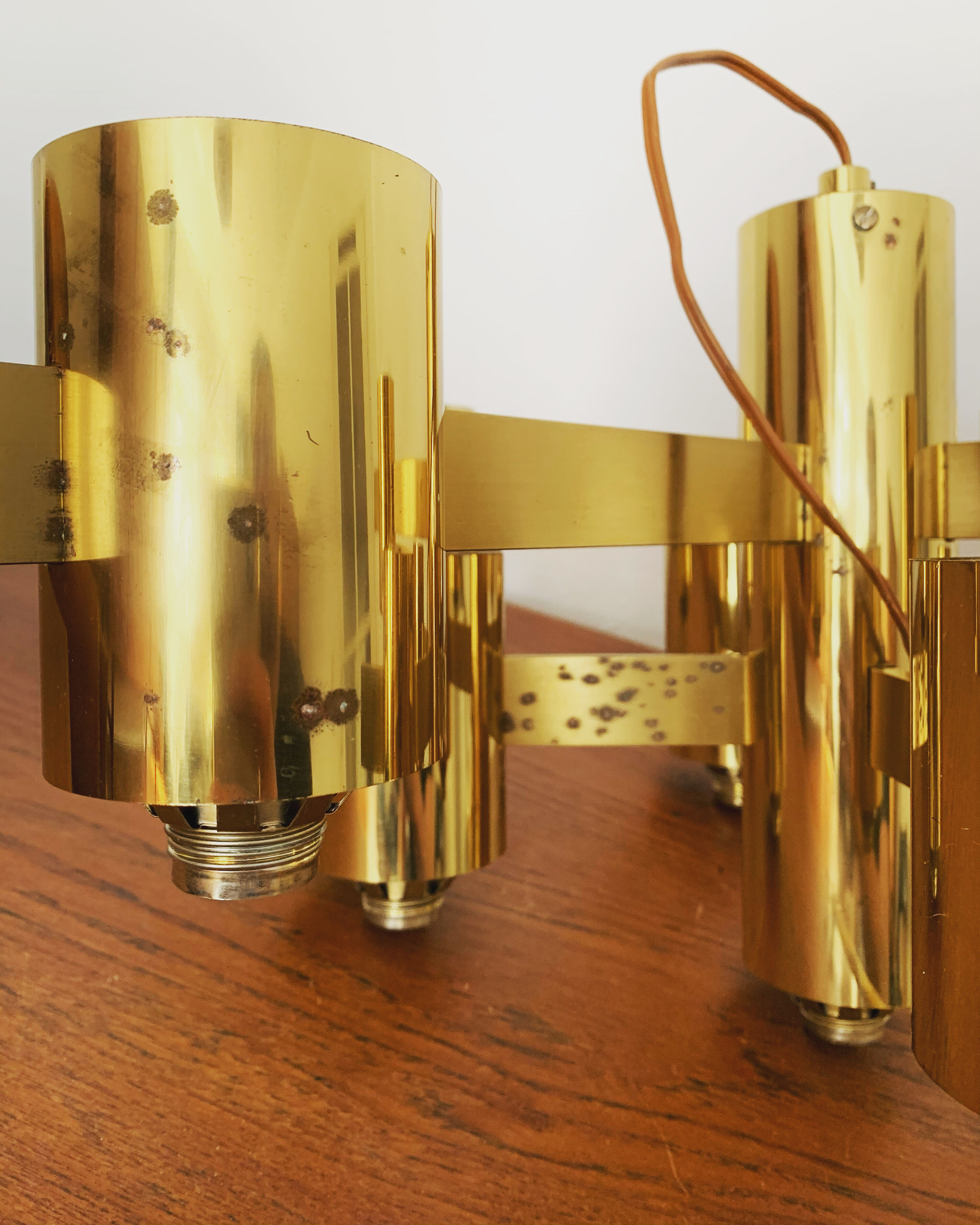 Lustre italien de laiton