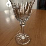 Saint Louis cut crystal wine glasses