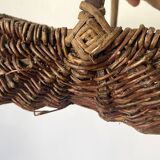 Small wicker and hazelnut basket