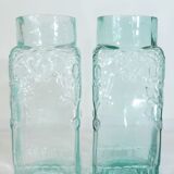 Pair of blue jars