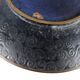 Antique copper plate with cloisonné decorations, Japan, Meiji period