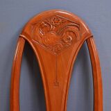 Set of 4 stained beech chairs, Art Deco – 1910