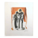 Original lithograph Signed Roger Hebbelinck 1912 1987 Belgian n°126/350