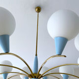 Vintage chandelier italy, 50s