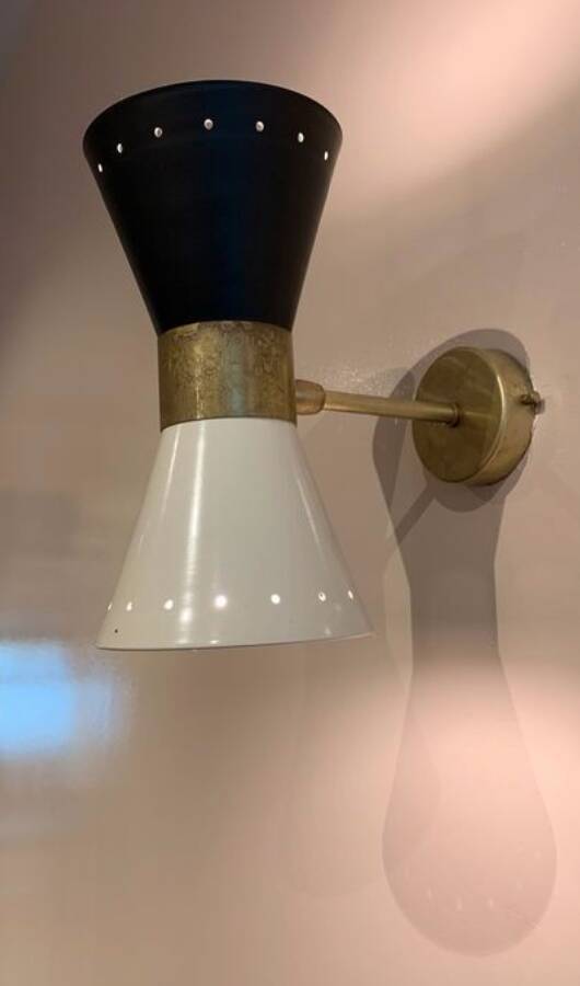 Diabolo wall light Black & White