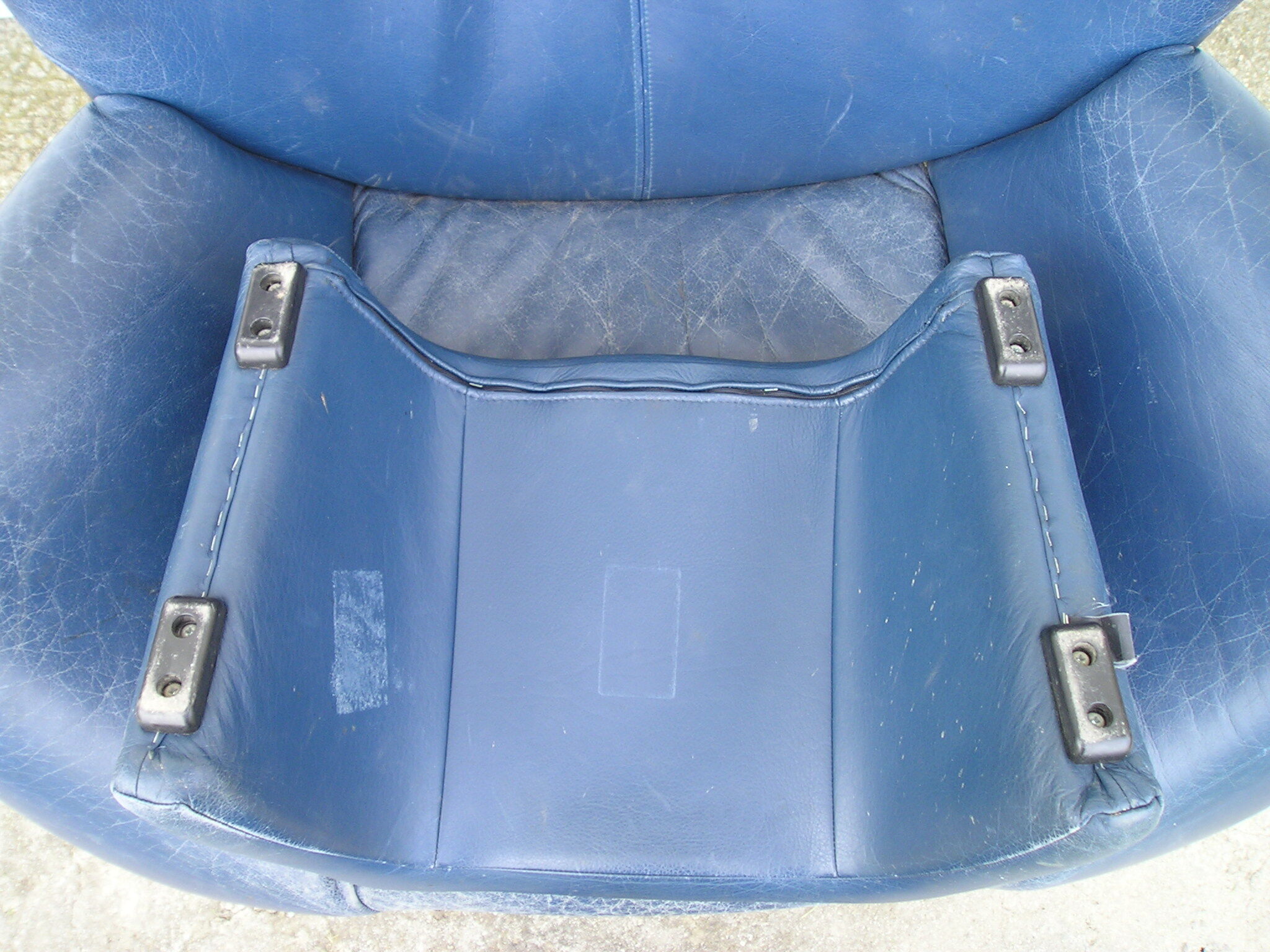Fauteuil cuir de Jan Armgardt pour Leolux années 80