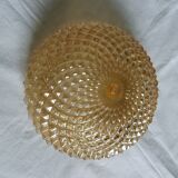 Molded glass wall lamp or ceiling lamp