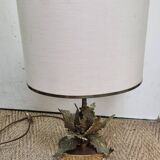 table lamp, bronze foliage Circa 1960
