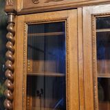 Large solid oak library