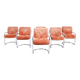 Set of 6 armchairs by Guido Faleschini, 1970s, Mariani Italia, publisher