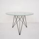 Very rare dining table by Els Staal, The Netherlands, 1984