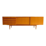 Sideboard in cherrywood with sliding doors from Wilhelm Renz, Germany 1960s