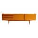 Sideboard in cherrywood with sliding doors from Wilhelm Renz, Germany 1960s