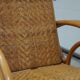 Chaise longue en rotin