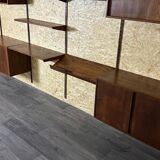60s 70s teak wall shelf Wall Unit Kai Kristiansen for FM Møbler Denmark