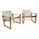 Pair of Safari Cikada armchairs by Bengt Ruda for IKEA, Sweden, 1970.