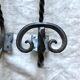 Wrought iron wall hooks