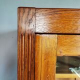 Parisian art deco oak wardrobe