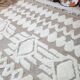 Berber rug with natural geometric patterns 3*2m